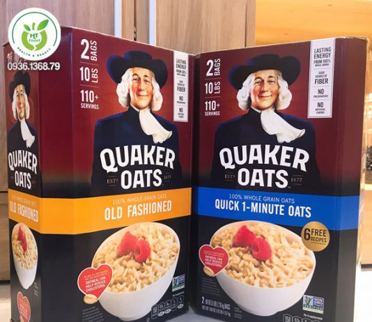 Các loại yến mạch Quaker Oats Các loại yến mạch Quaker Oats