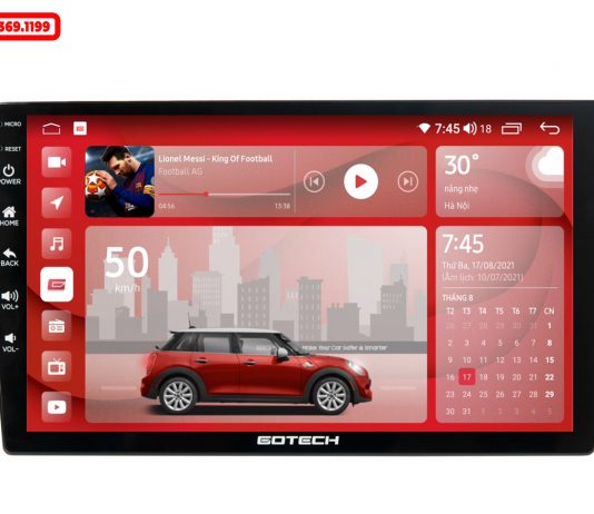 Lắp đặt Màn hình thông minh Gotech GT8 Max tại Hà Nội uy tín