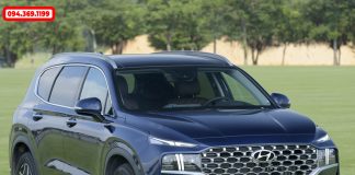 Dán phim cách nhiệt ô tô Hyundai SantaFe tại Hà Nội 100% Chính Hãng